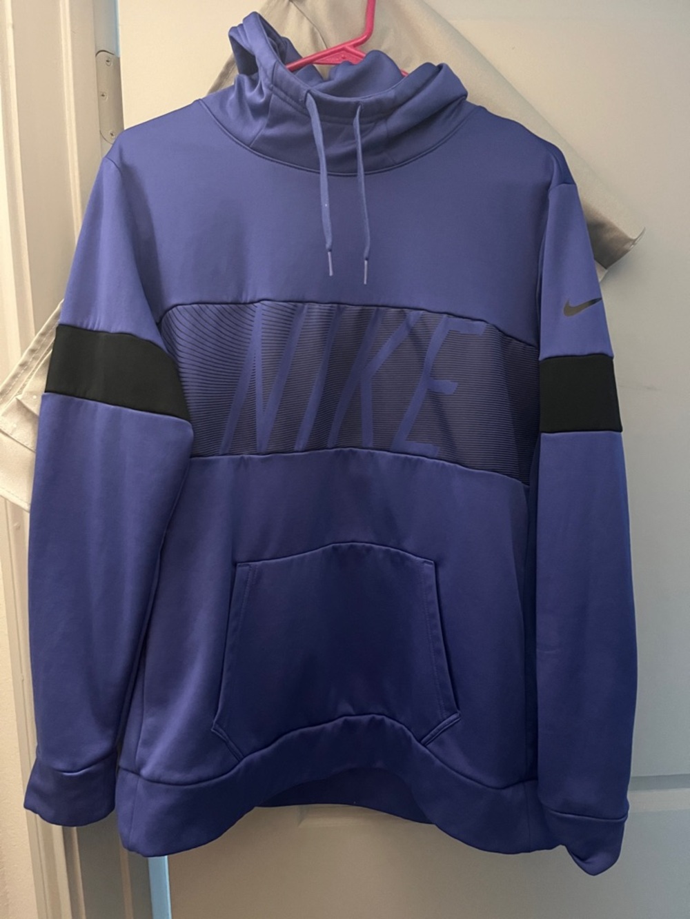 Nike Purple Pullover Dri Fit Hoodie